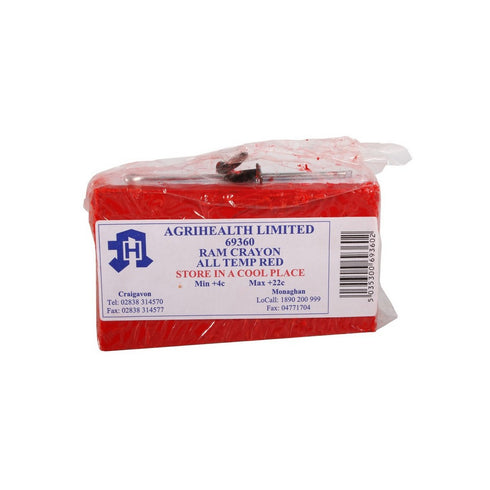 Agrihealth **Red** Ram Raddle Crayon (Block) ~